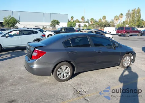 2012 Honda Civic Lx z USA, uszkodzony, nr VIN 2HGFB2F51CH311442